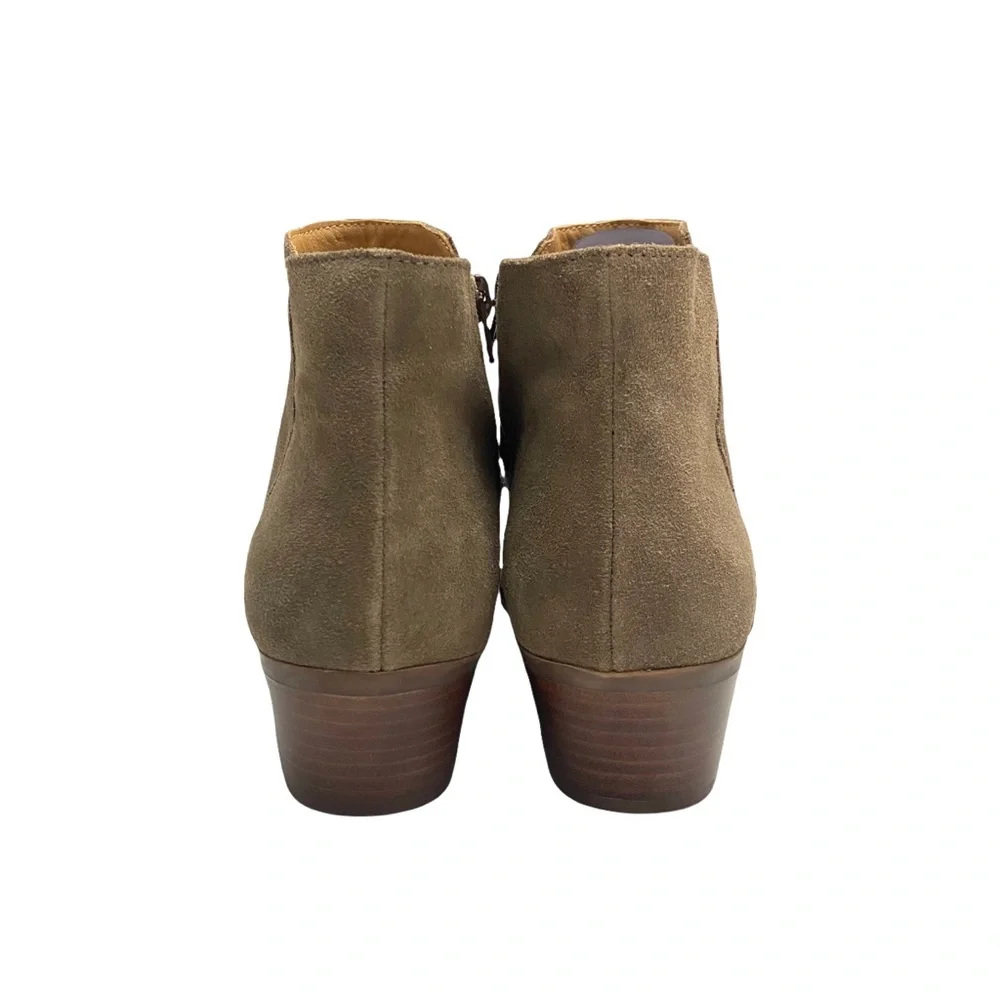 NEW Sole Society Breyon Genuine Suede Taupe Boots - Picture 7 of 9